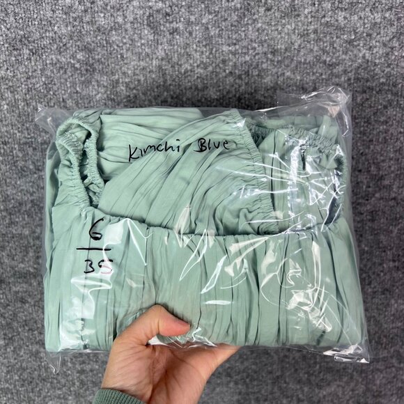 Kimchi Blue Women XS  Claudette Crinkle Babydoll‎ Mini Dress - Picture 11 of 11